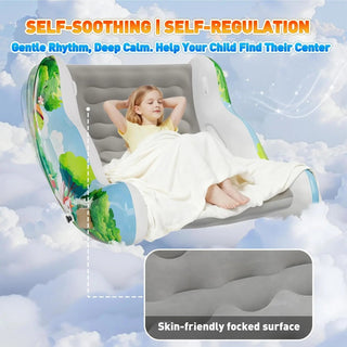 CloudRocker – Kids' Inflatable Rocking Chair for Reading, Relaxing & Play (Ages 3-8)