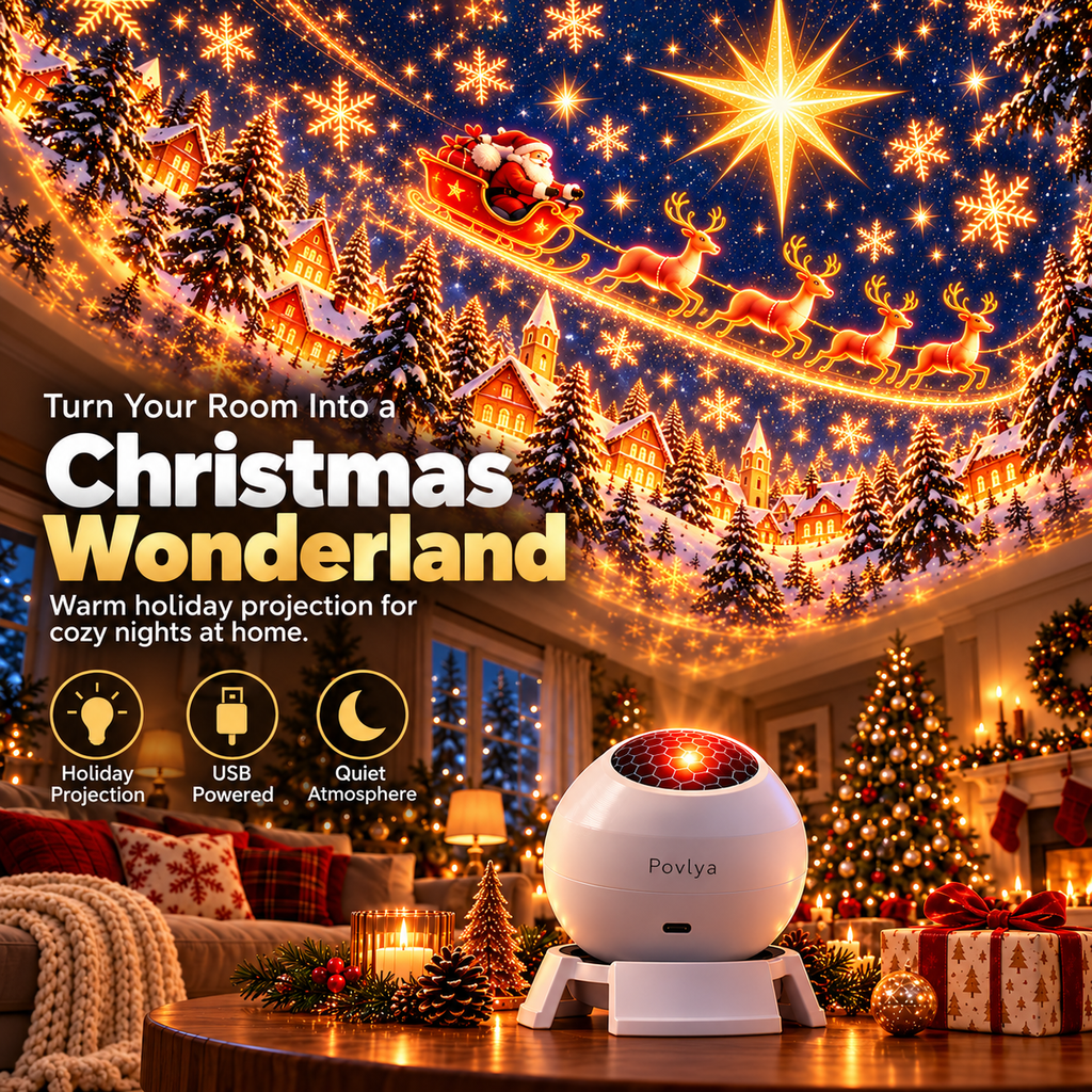 🎄 NoelGlow – Christmas Projection Light ✨ Light Up the Holiday Magic