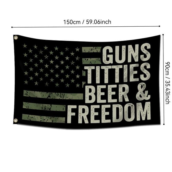 American Flag Pattern Garden Flag without Flagpole