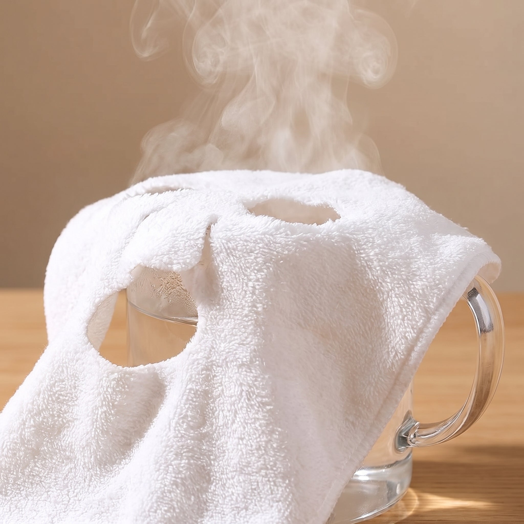SteamVeil – Reusable Hot & Cold Facial Steam Towel for Home Spa Skin Care