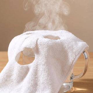 SteamVeil – Reusable Hot & Cold Facial Steam Towel for Home Spa Skin Care