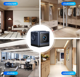 CubeGuard – 📶 Smart WiFi Security Camera, 1080P HD, 🌙 Night Vision & 🚨 Motion Detection