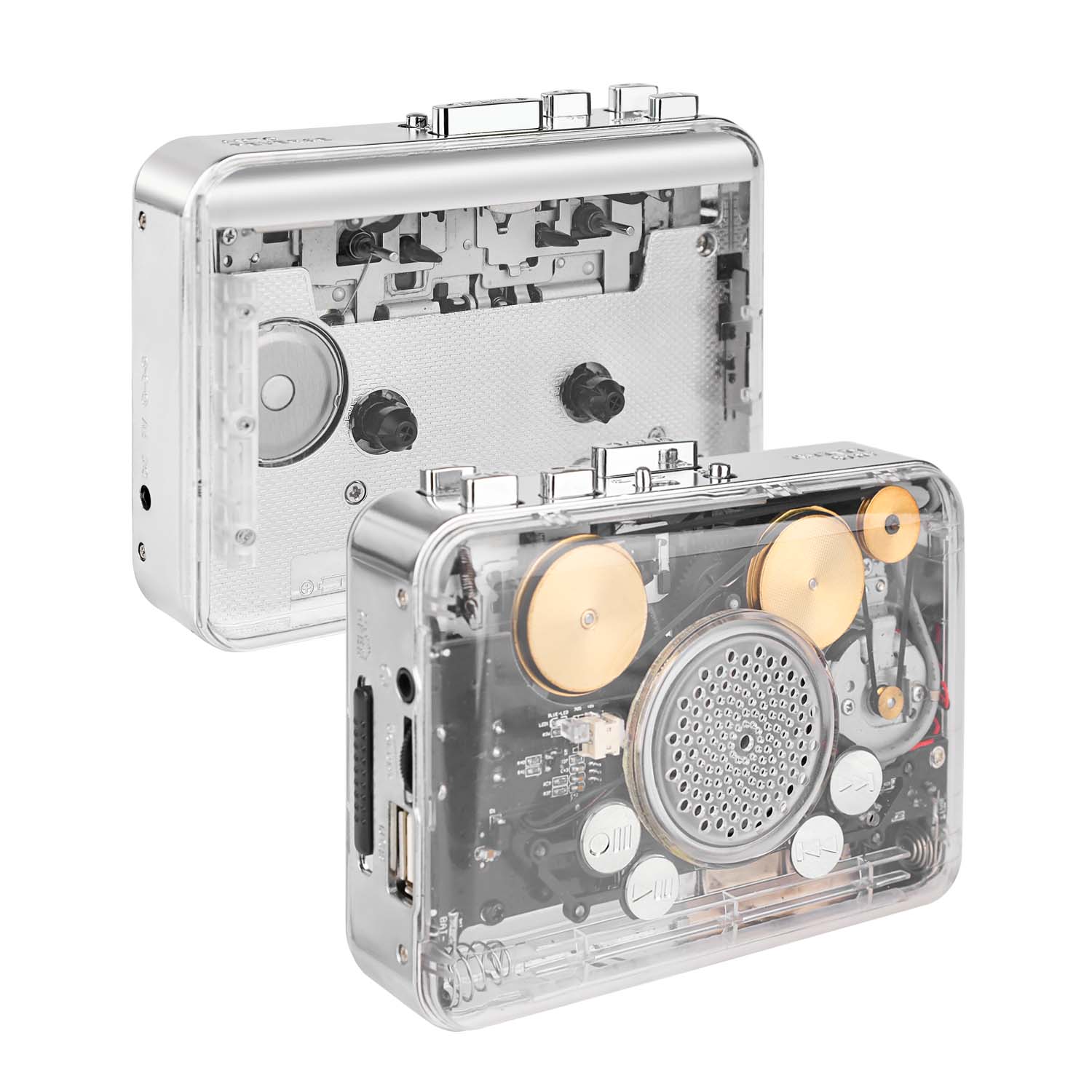 📼 ClearTape – Retro Portable Cassette Player with Auto Reverse Playback, Stereo Sound & Tape-to-MP3 Conversion🎵