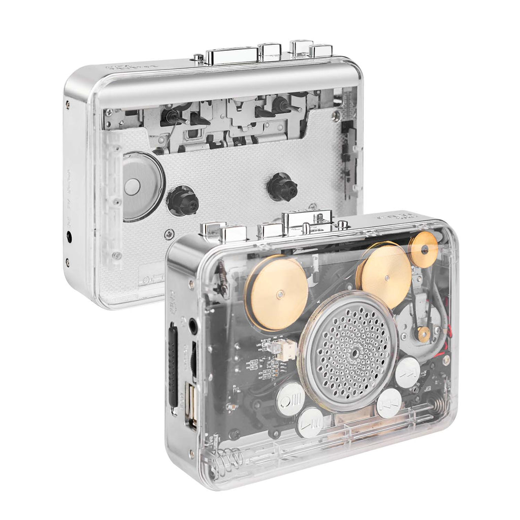 📼 ClearTape – Retro Portable Cassette Player with Auto Reverse Playback, Stereo Sound & Tape-to-MP3 Conversion🎵