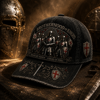 ⚔️ HonorBound – Knights Templar Cap