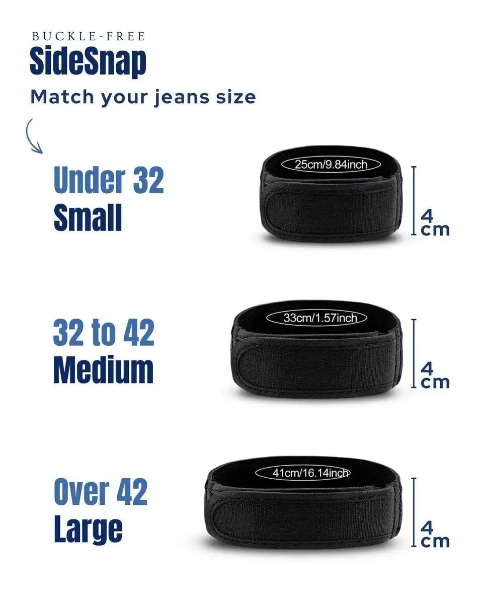 LoopLock – Buckle-Free Elastic Side Belts, Pair