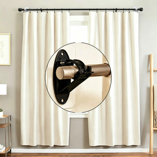 RodEase – No-Drill Self-Adhesive Curtain Rod Holders (2-Pack)