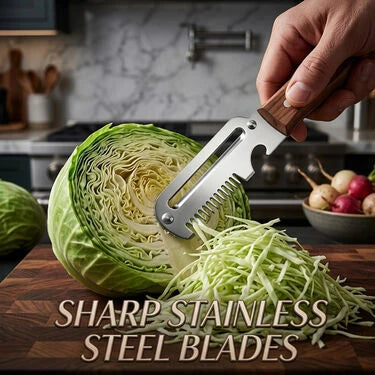 ScallionSwift – 3-in-1 Vegetable Slicer and Peeler, a Kitchen Essential!🔪