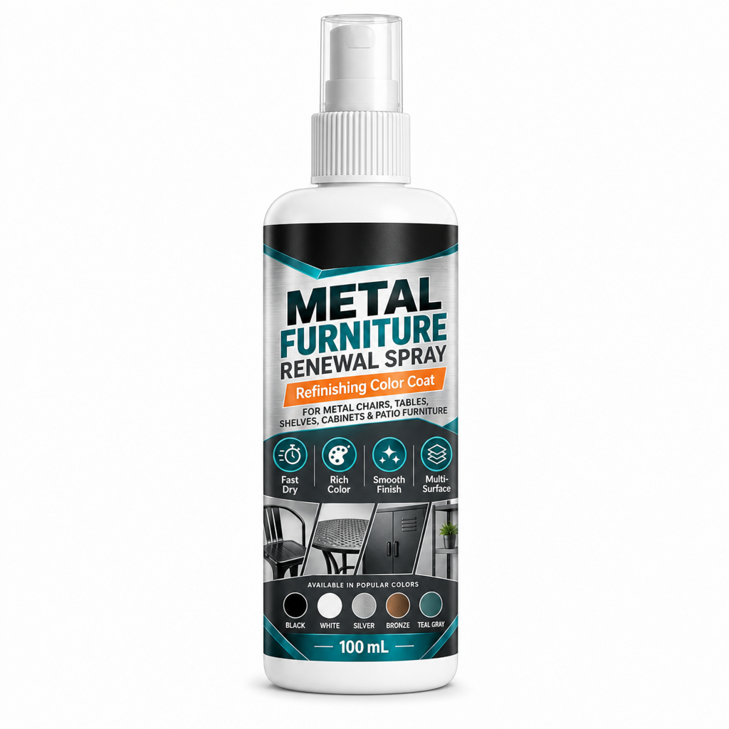 🛠️MetalRevive – Fast-Drying Furniture Color Touch-Up Spray Paint for Metal Furniture