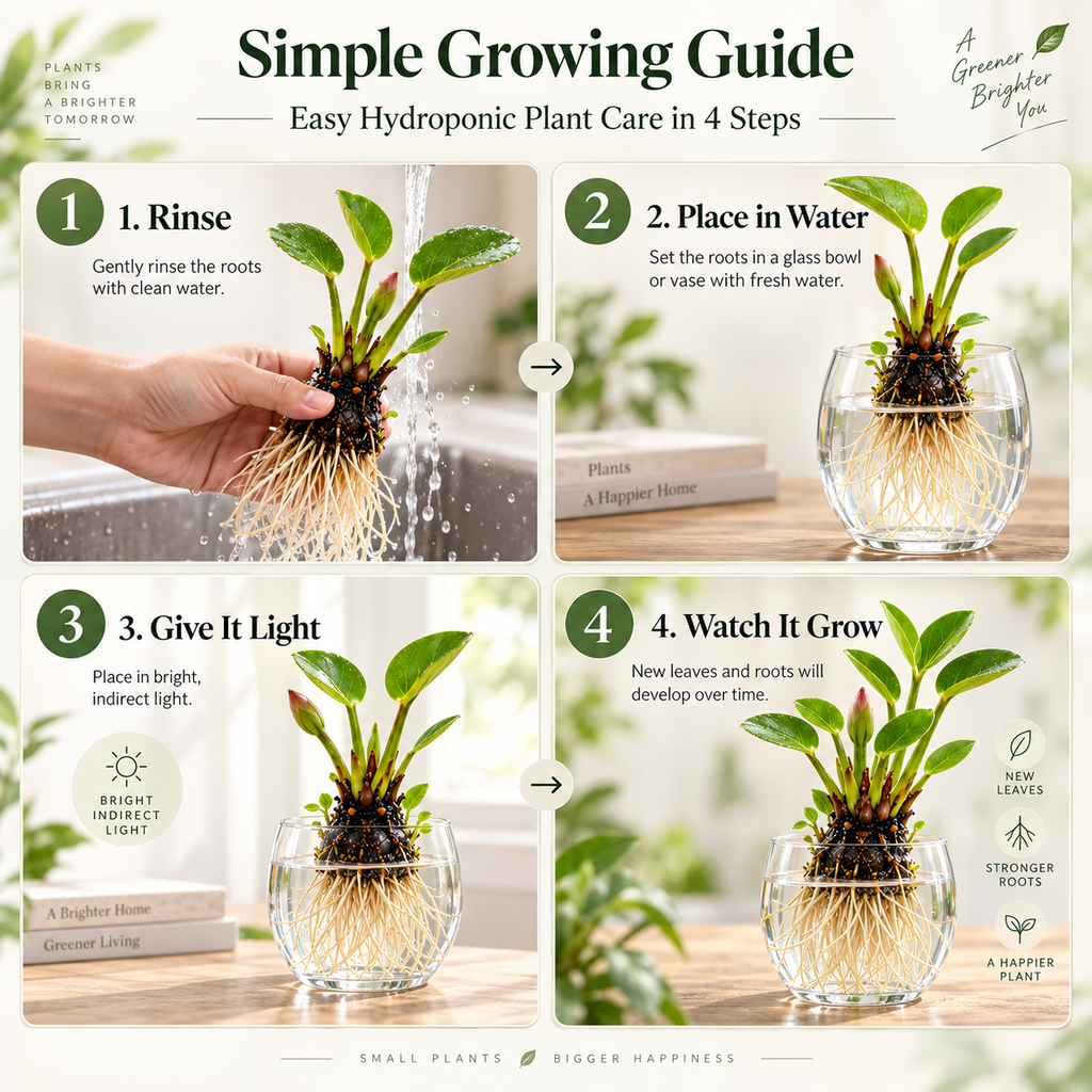 Hydroponic aquarium plant starter