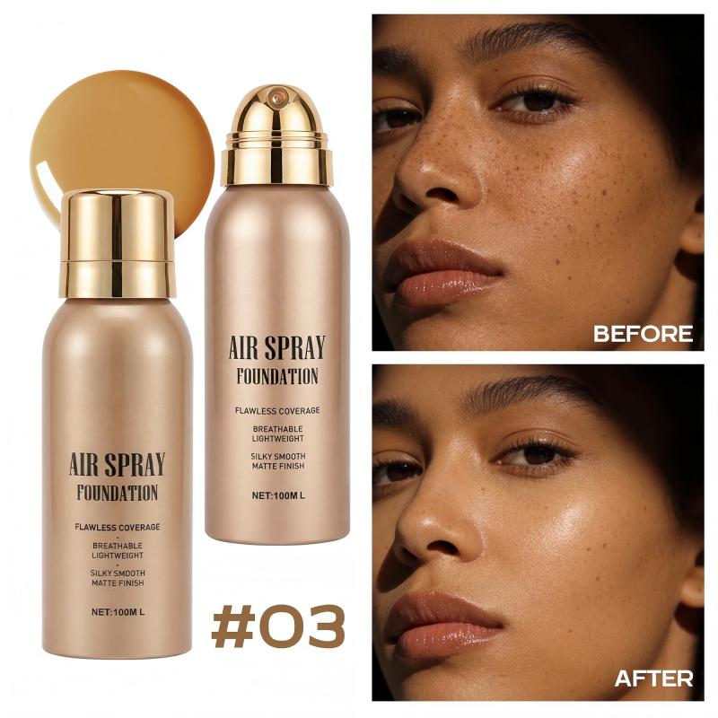 AirVeil – 💄✨ Air Spray Foundation with Flawless Full Coverage, Waterproof & Sweatproof 💋💖