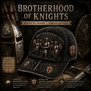 ⚔️ HonorBound – Knights Templar Cap