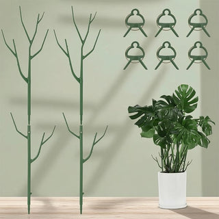 🌱 Adjustable Climbing Plant Stakes – Natural‑Look, Tool‑Free Support for Indoor & Outdoor Vertical Growth