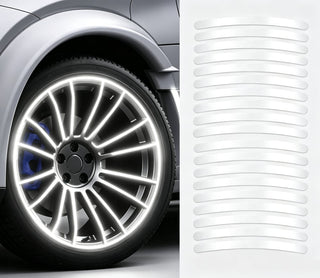 RimGlow – 20 PCS Creative Reflective Wheel Hub Rim Stickers