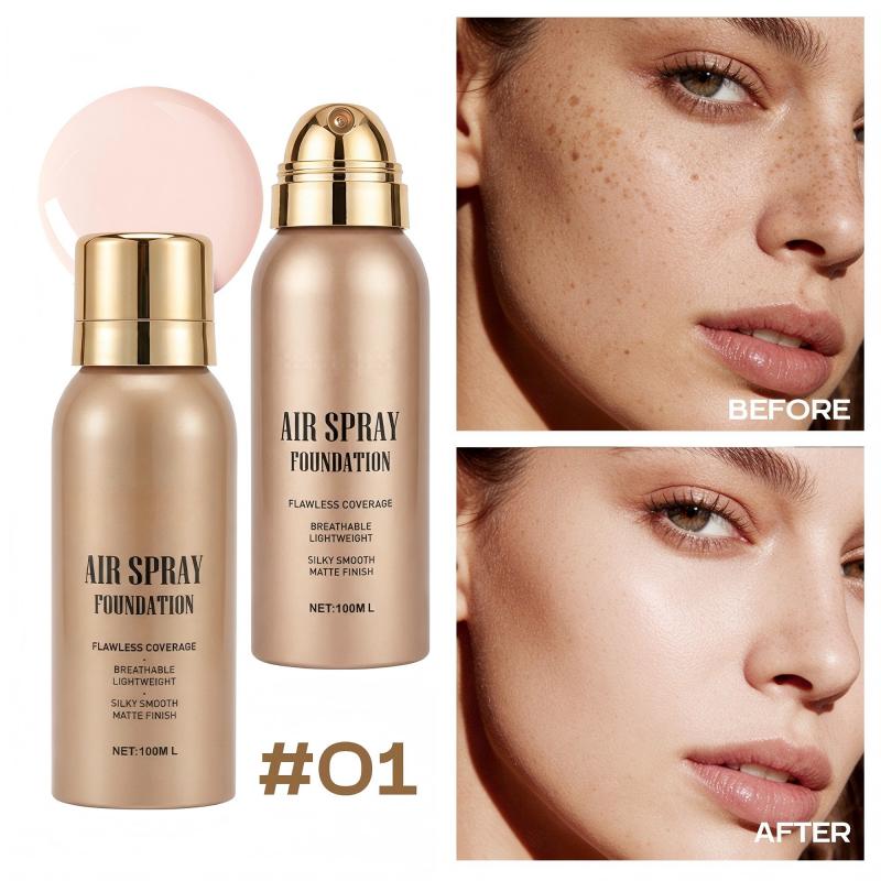 AirVeil – 💄✨ Air Spray Foundation with Flawless Full Coverage, Waterproof & Sweatproof 💋💖