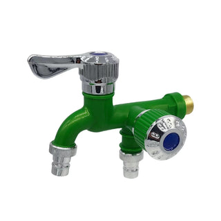 💧 TwinTap – Dual-Outlet Faucet with Two Independent Water Connections for Laundry, Garden & Everyday Cleaning