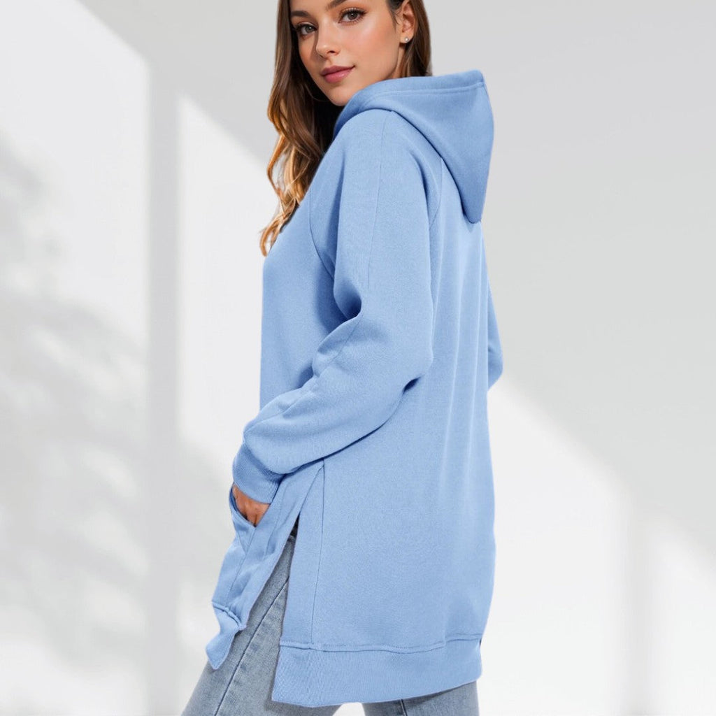 CozyDrape – Oversized Hoodie Dress
