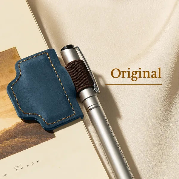 🔥Personalized Magnetic Leather Pen Holder Bookmark