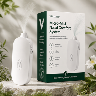 BreezeMist – Herbal Nasal Nebulizer Set for Allergy & Rhinitis Discomfort