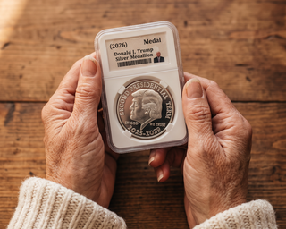 LibertyStrike – President Trump Second Edition Silver Medallion