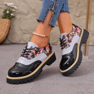 Plus-size color-block flats ( BUY 2 FREE SHIPPING )
