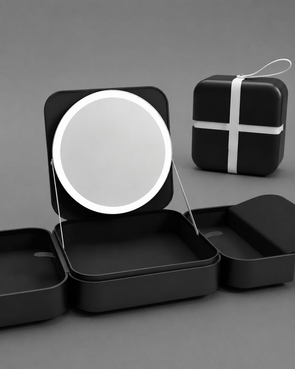 GlowCase – Travel Makeup Bag with Built-In LED Mirror