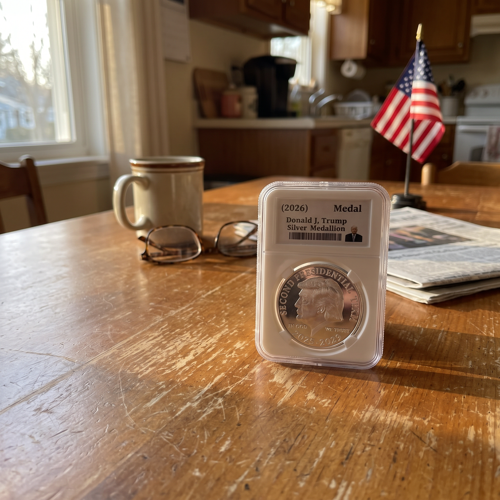 LibertyStrike – President Trump Second Edition Silver Medallion