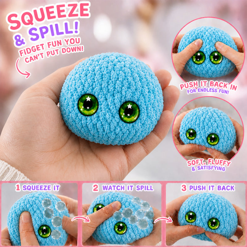 BubbleBuddy – 📦 Soft Handwoven Crochet Bubble Squishy Fidget Toy