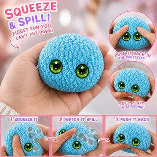 BubbleBuddy – 📦 Soft Handwoven Crochet Bubble Squishy Fidget Toy