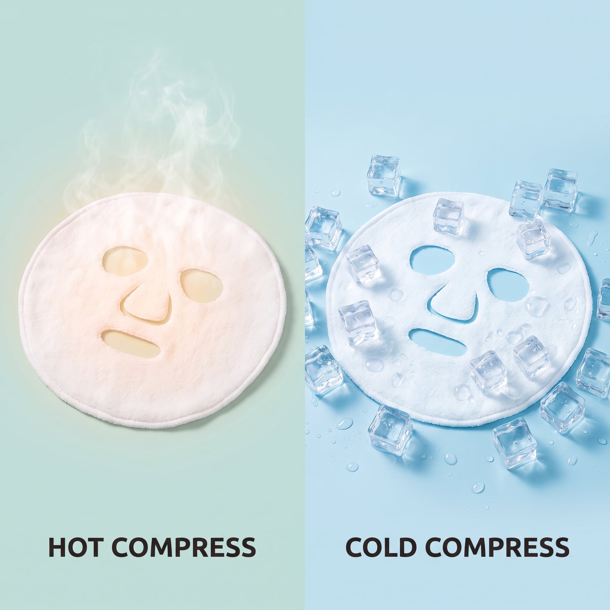 SteamVeil – Reusable Hot & Cold Facial Steam Towel for Home Spa Skin Care