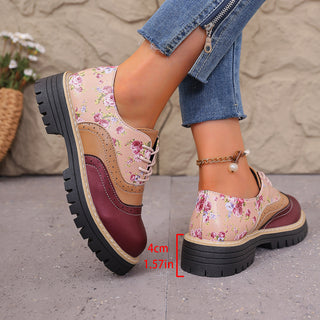 Plus-size color-block flats ( BUY 2 FREE SHIPPING )