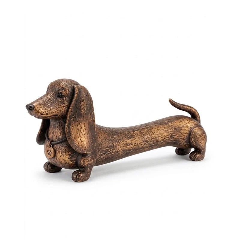 DoxieCharm – Dachshund Decor Figurine for Shelves & Tabletops