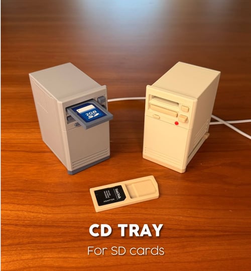 The ultimate retro desk organizer inspired by vintage 90s PCs.
