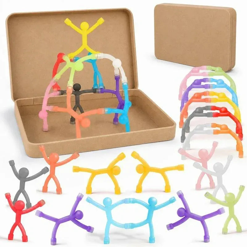 Complete magnetic silicone figure set contents