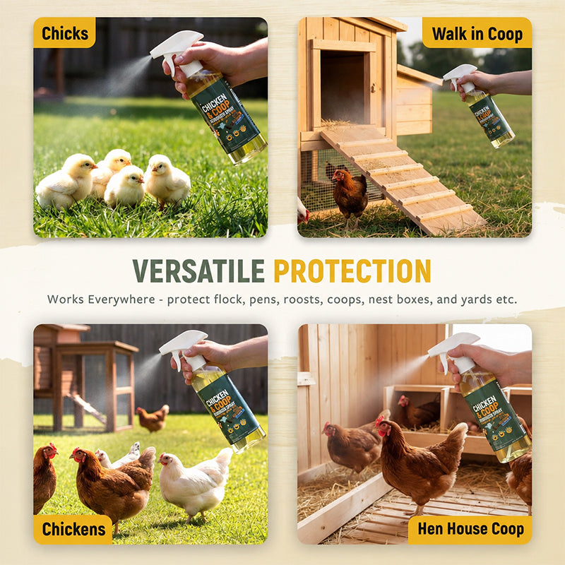 ⚡🐔 CoopGuard – Natural Plant-Based Spray for the Chicken Coop