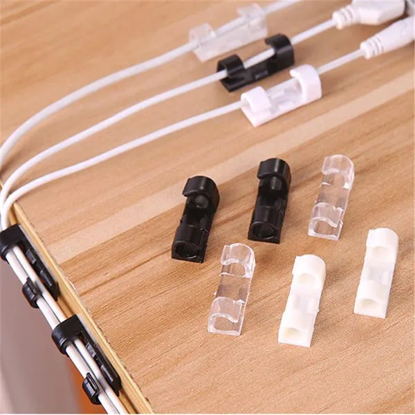 CordKeep – Self-Adhesive Cable Clips for Desk, Wall and Car Wire Organizing