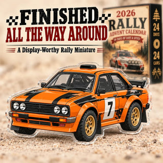 🏎️ 2026 Rally Racing Advent Calendar – 24 Days of Dirt & Speed, 24 Collectible Rally Cars