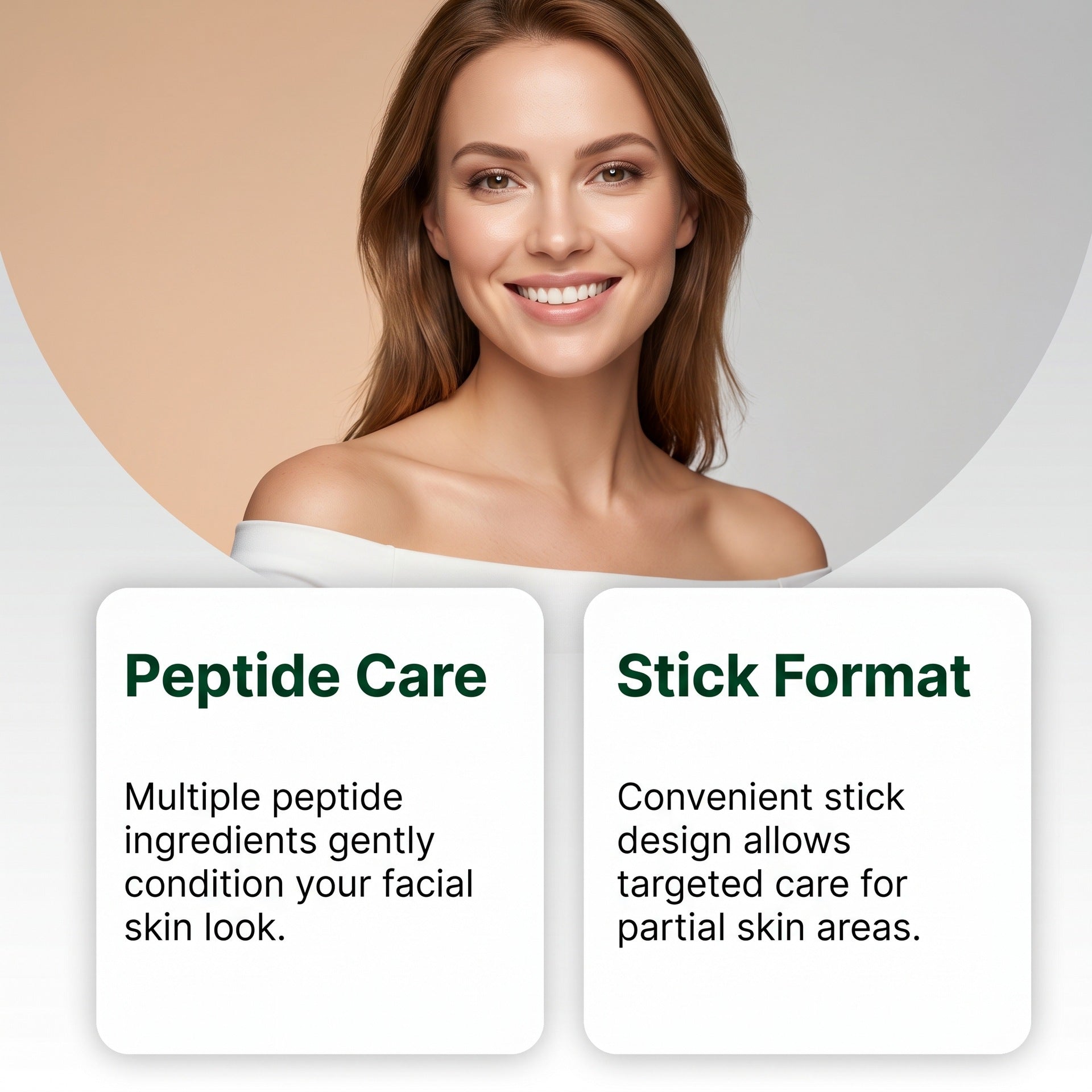 PeptiGlide – ⏳✅ PDRN Peptide Renewal Stick for Targeted Daily Skin Care