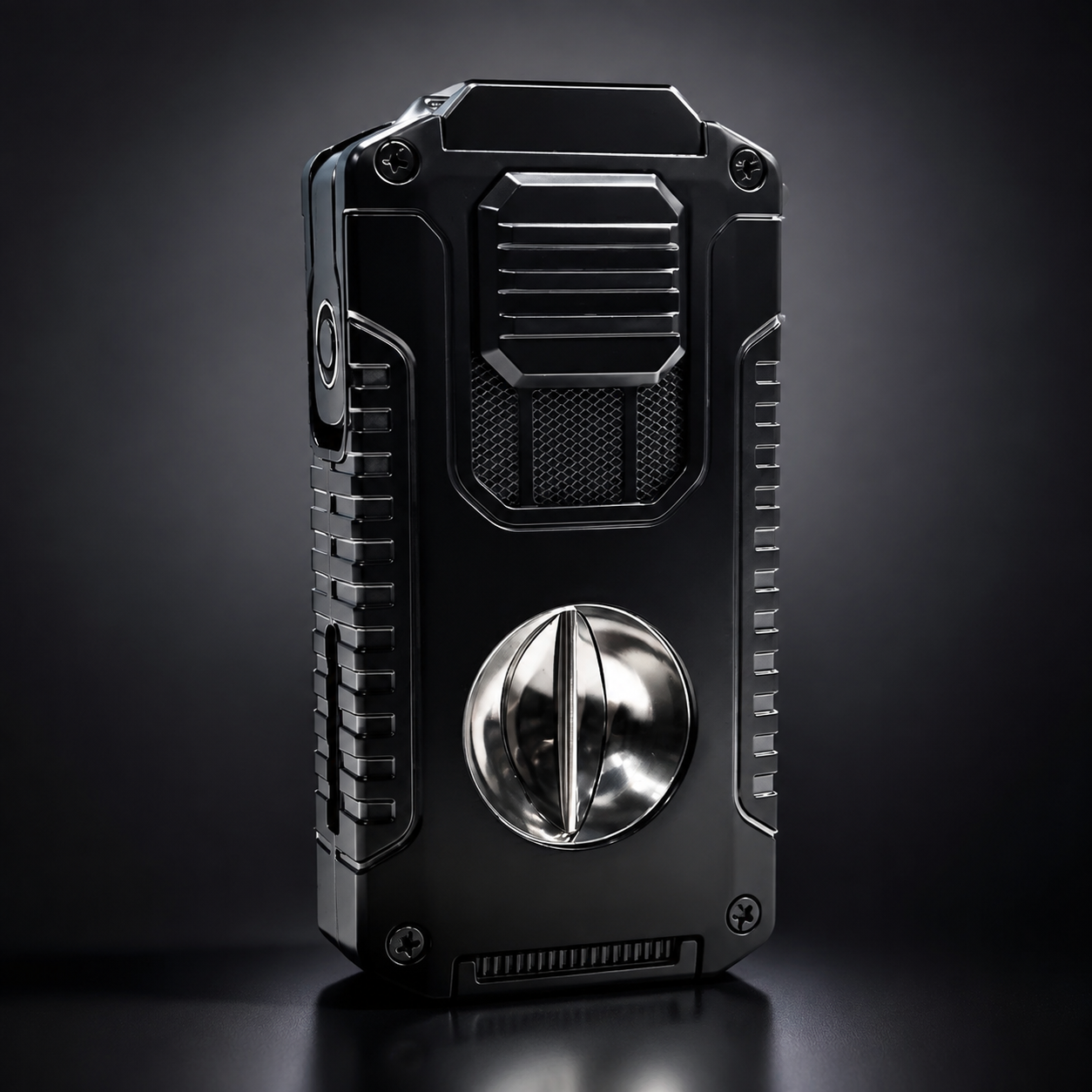 TriFlame – Vintage-Inspired Refillable Triple Torch Lighter with Built-In Tools