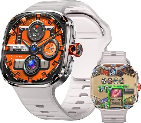 SwivelCam – AI 5G LTE Smartwatch Phone with Rotating Camera, GPS, Wi-Fi & SIM Card Slot