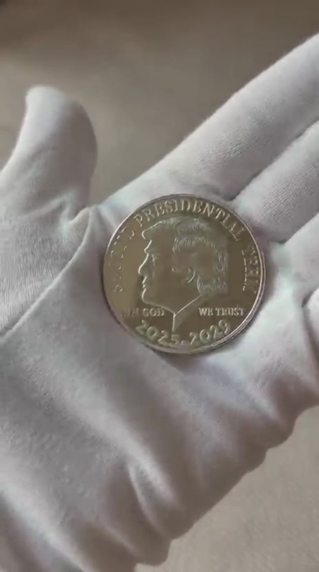 LibertyStrike – President Trump Second Edition Silver Medallion