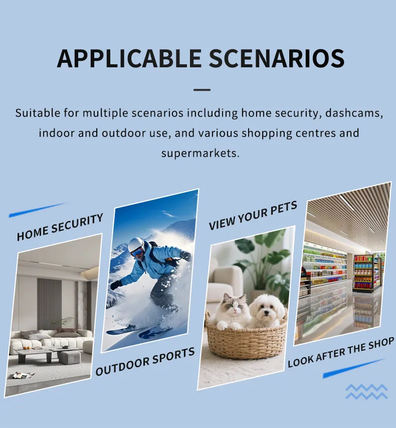 CubeGuard – 📶 Smart WiFi Security Camera, 1080P HD, 🌙 Night Vision & 🚨 Motion Detection