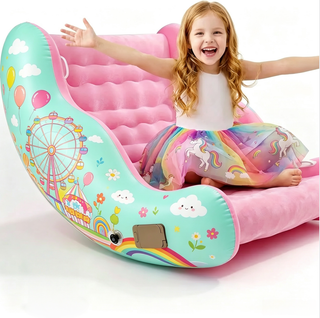 CloudRocker – Kids' Inflatable Rocking Chair for Reading, Relaxing & Play (Ages 3-8)