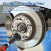 HubScrub – Brake Hub Cleaning Kit with Holder, Adapter and Pads