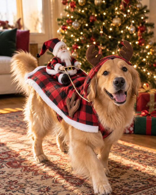 SleighPup – ✨✨ Santa Sleigh Dog Costume