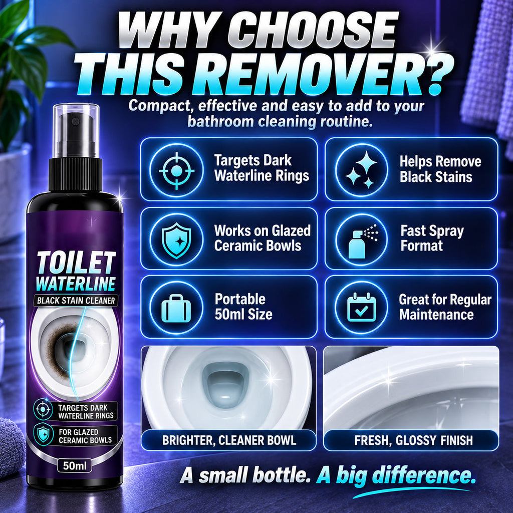 RingBreak – 🥳🚽🌟 Toilet Waterline Cleaner, Concentrated Blue Gel That Clings to Vertical Stains✅