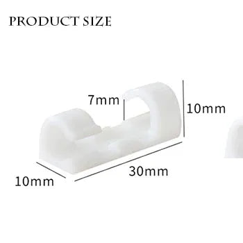 CordKeep – Self-Adhesive Cable Clips for Desk, Wall and Car Wire Organizing