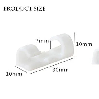 CordKeep – Self-Adhesive Cable Clips for Desk, Wall and Car Wire Organizing