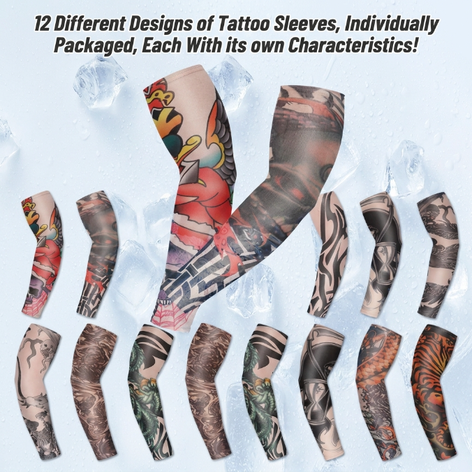 InkShade – Ultra-Thin Sun Protection Tattoo Arm Sleeves