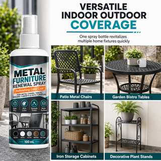 🛠️MetalRevive – Fast-Drying Furniture Color Touch-Up Spray Paint for Metal Furniture